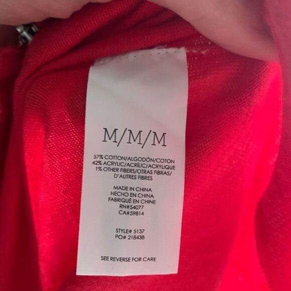 CAbi athletic coral pink lightweight M hoodie - Picture 5 of 6